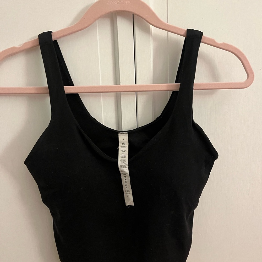 Black Lululemon Align tank
